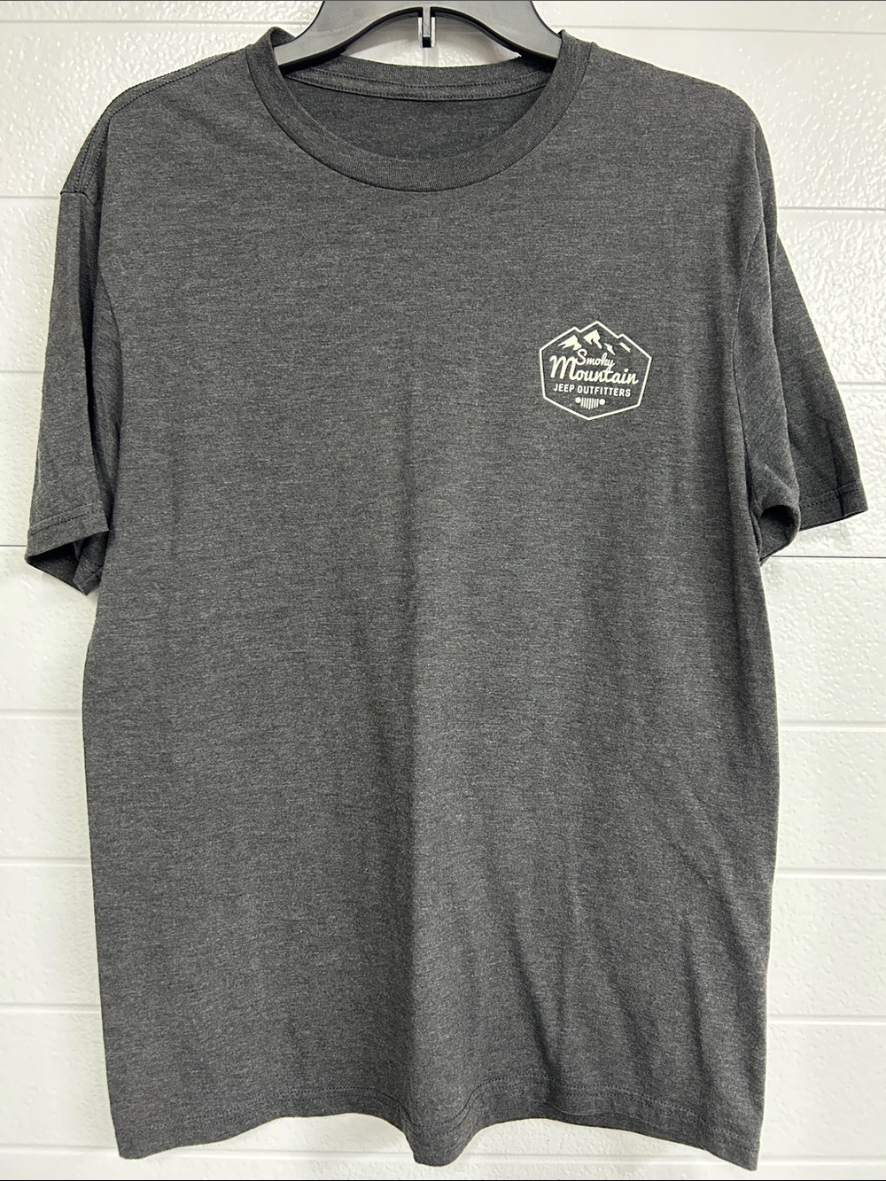 Jeep Charcoal Heather Short Sleeve Logo Tee